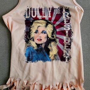 Girls Dolly parton tank top